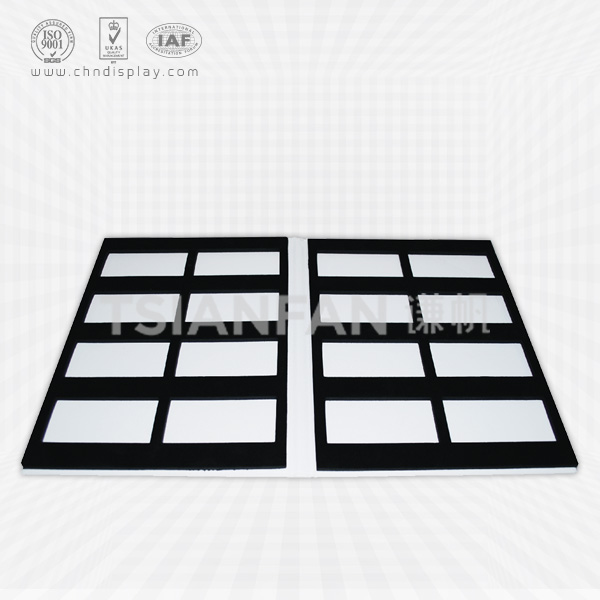 2 pages plastic stone sample binder-py2012