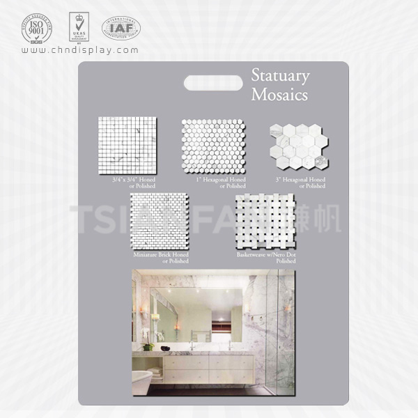 bathroom mosaic sample hand display board-ps2028