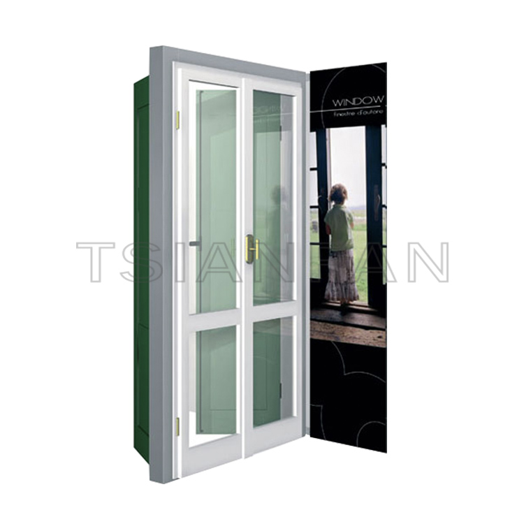 high quality metal door and window exibition frame display rack-w2002
