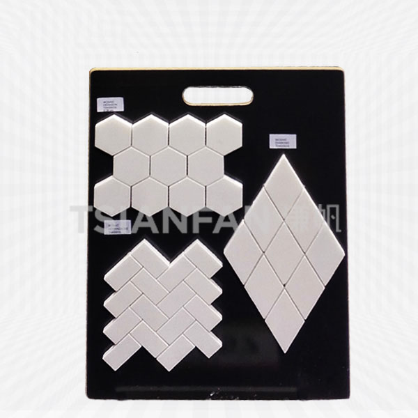 artificial stone mosaic sample hand mdf display board-ps2035