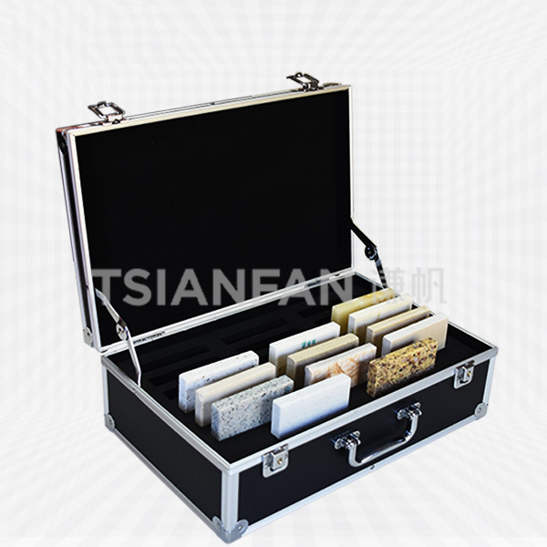 quartz stone sample aluminum portable toolbox-px2005