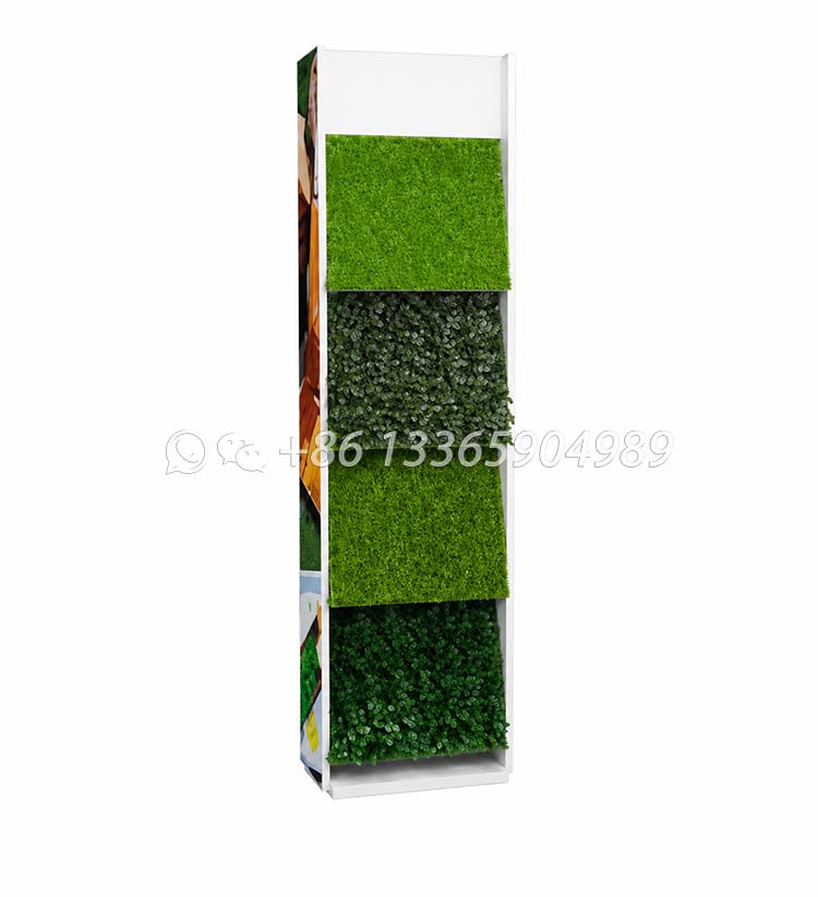 Space-saving turf presentation cabinet with customizable designs-SZP005