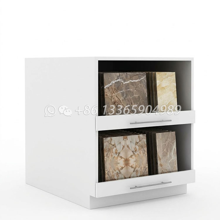 double-layer ceramic tile display cabinet cc2049