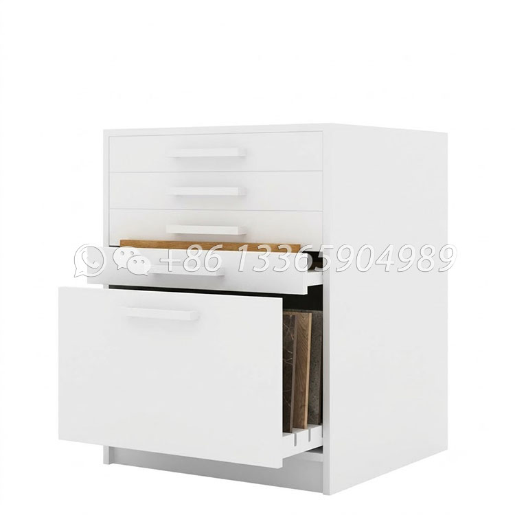 white hot selling drawer style ceramic tile display stand-cc2030