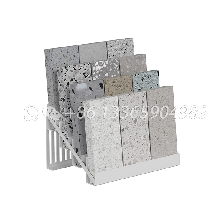 sample stone countertop display stand tiles display rack-SRT055