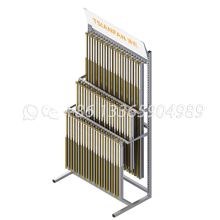 Tsianfan design bracket building materials edge strip display stand-ZST003