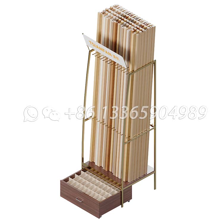 Decorative edge display rack indoor showroom bracket design-ZST007