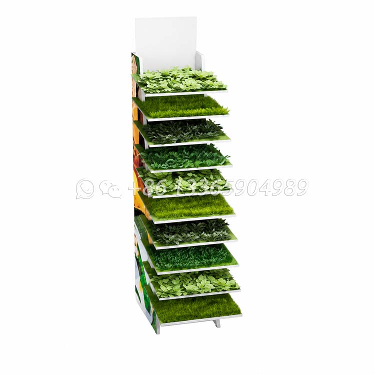 Customized turf rack designs for showroom appeal-SZP002
