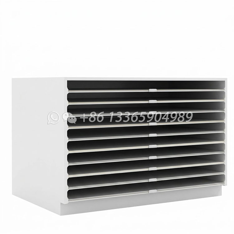 one grid ceramic tile cabinet displays