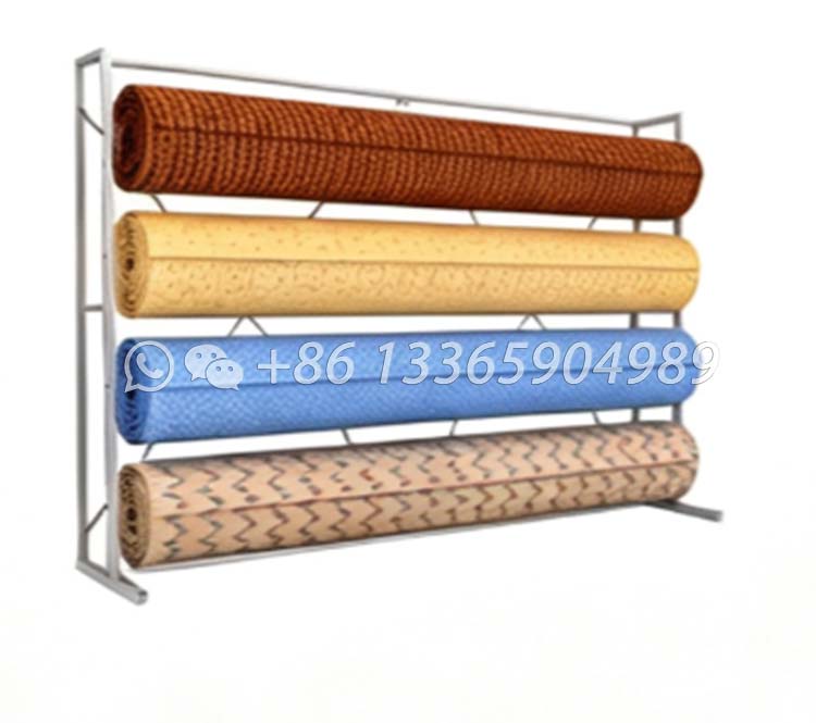 rolling up rug carpet roll display stands-cj2011
