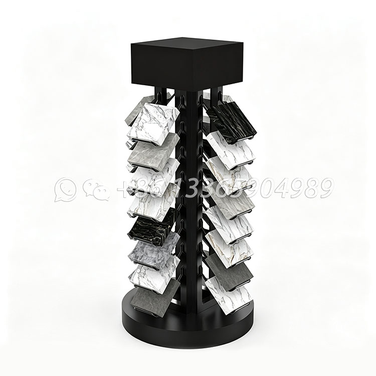 marble stone display tower countertop display rack-SRT3014