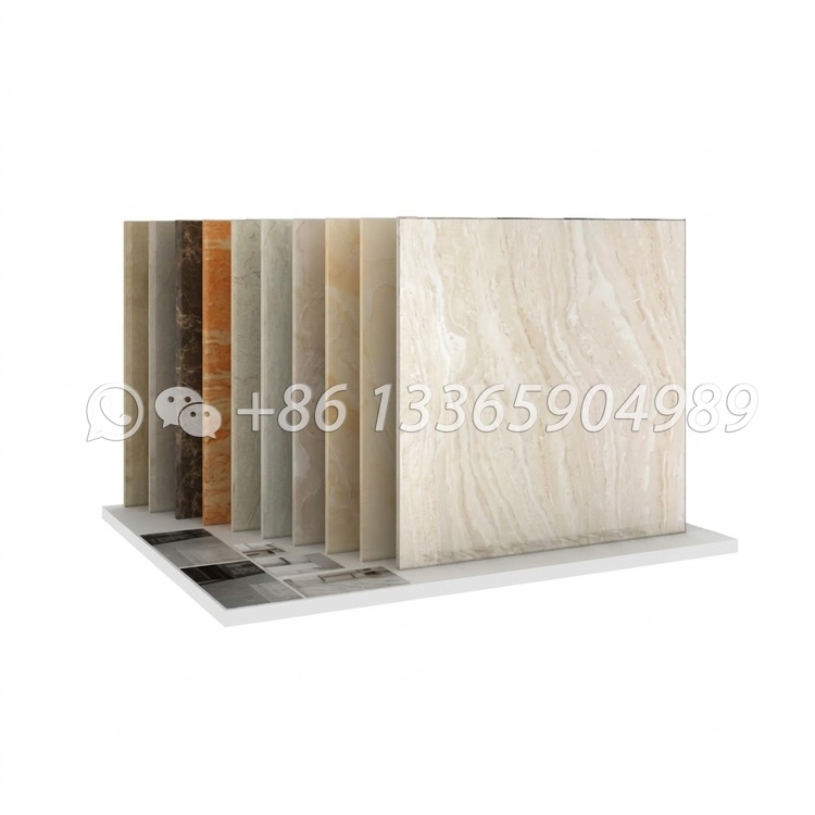 Custom-designed tile sample display rack for ceramic-CE095