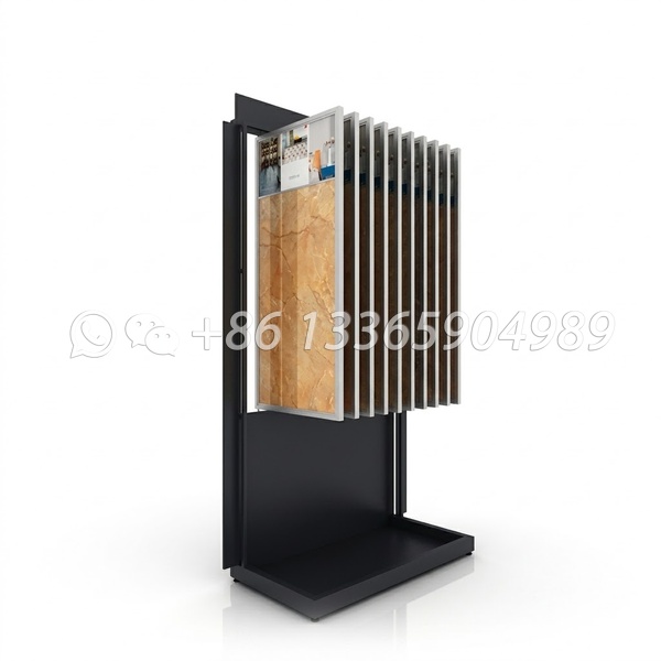 600*1200mm double ceramic tile simple display rack,book displays-cf2023