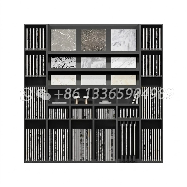 building tile combination display cabinet floor-standing shelves-CZ126