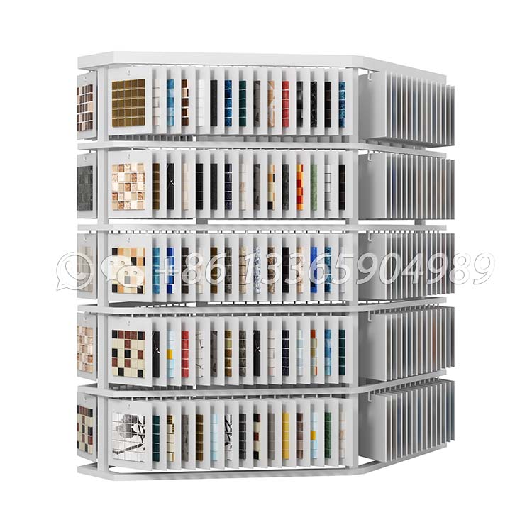 Curved Multi-layer Mosaic Sample Display Rack-ML105