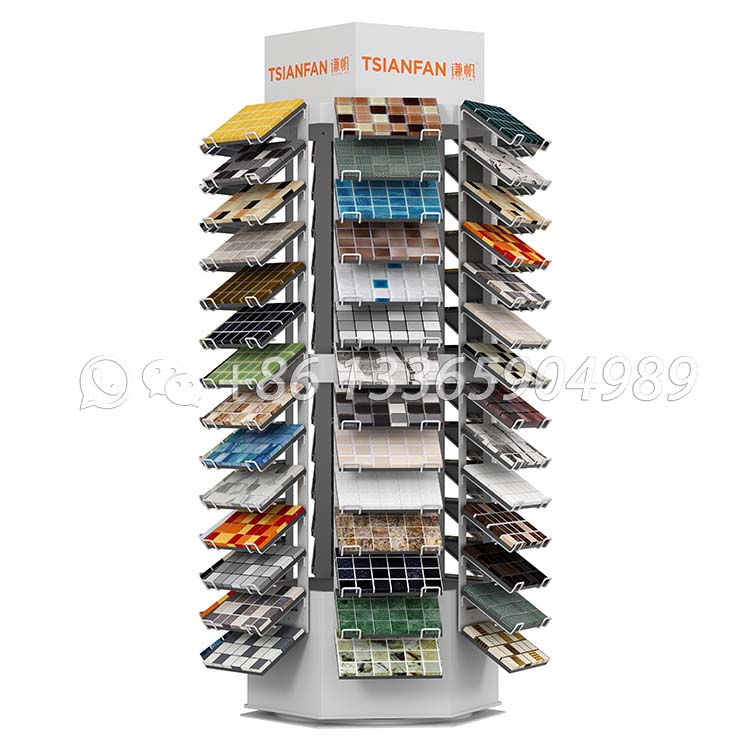 Double-sided Tilt Mosaic Rotating Display Rack-ML994 - Image 5