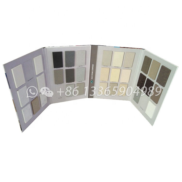 Display Folder For Quartz Marble Granite Panels and Timber flooring tile ceramic sample binder