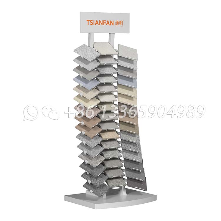 quartz stone display stand new design stone display rack-SRL116