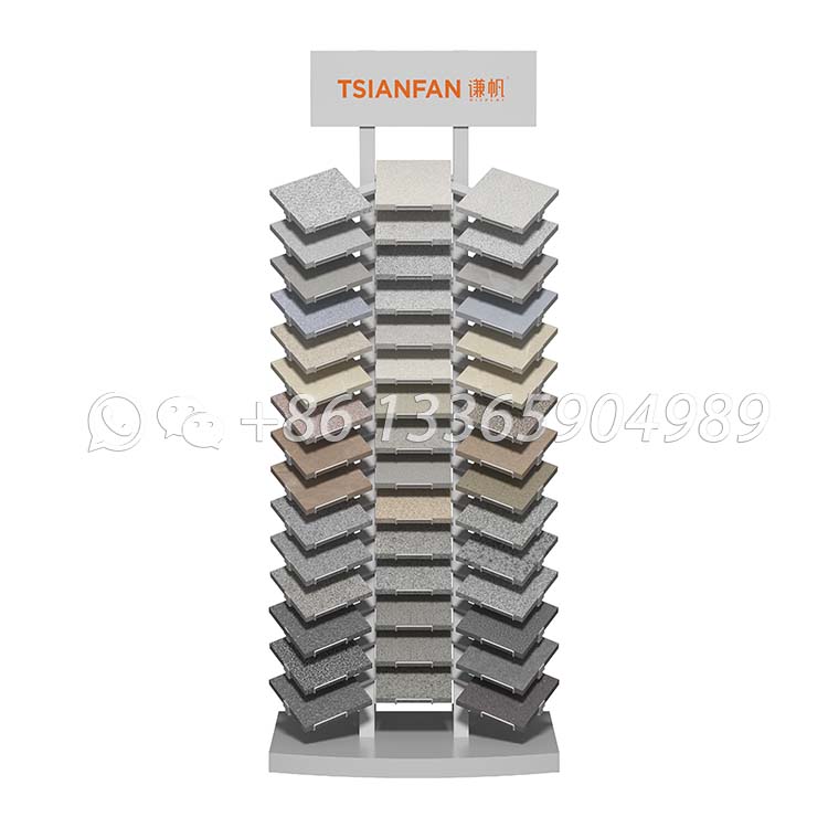 quartz stone display stand new design stone display rack-SRL116 - Image 6