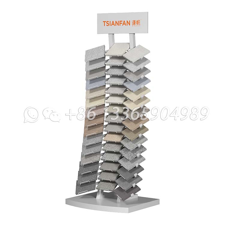 quartz stone display stand new design stone display rack-SRL116 - Image 4