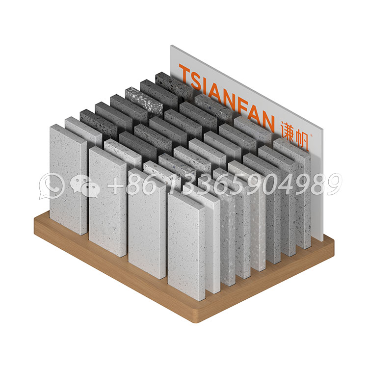 Customizable Stone Display Stand Tile Display Rack-SRT003
