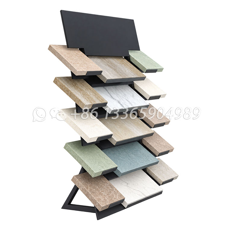 Multi-Layer Tabletop Stone Tile Sample Display Rack – SRT134