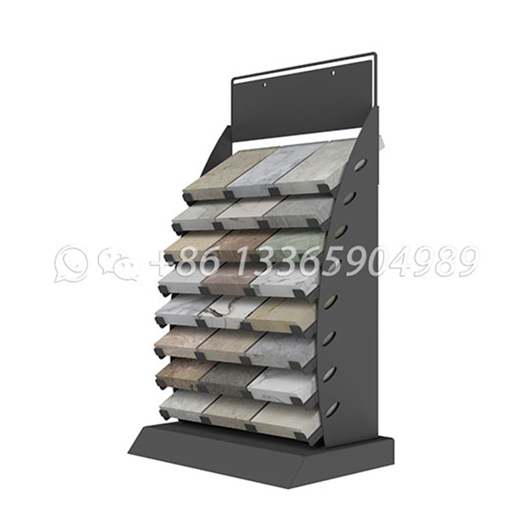 ceramic tiles desktop display stand granite display solution-SRT036