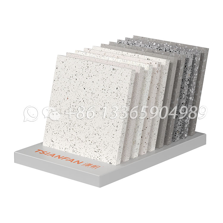 durable floor display shelves stone display solution-SRT313