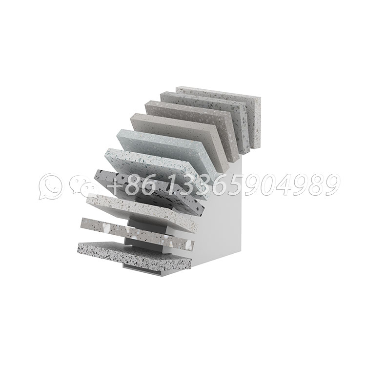 natural stone display stand metal countertop display-SRT501