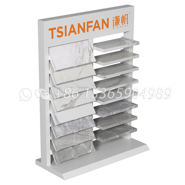 Multi-Layer Stone Tile Sample Display Rack for Showroom – SRT813
