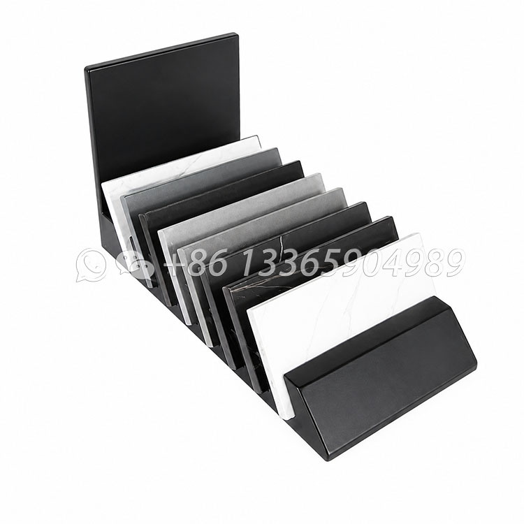 Retail quartz stone slab tile sample display stand - SRT806