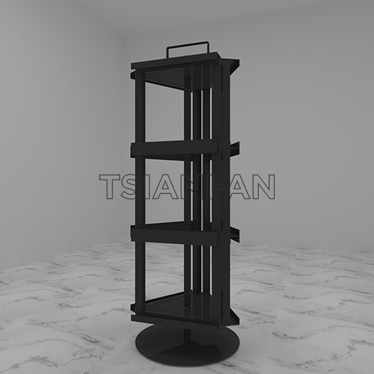 quartz stone marble rotating display rack, customized stone display rack-sg2012