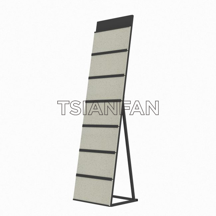 waterfall tile display stand 650x650 st-14 stone display