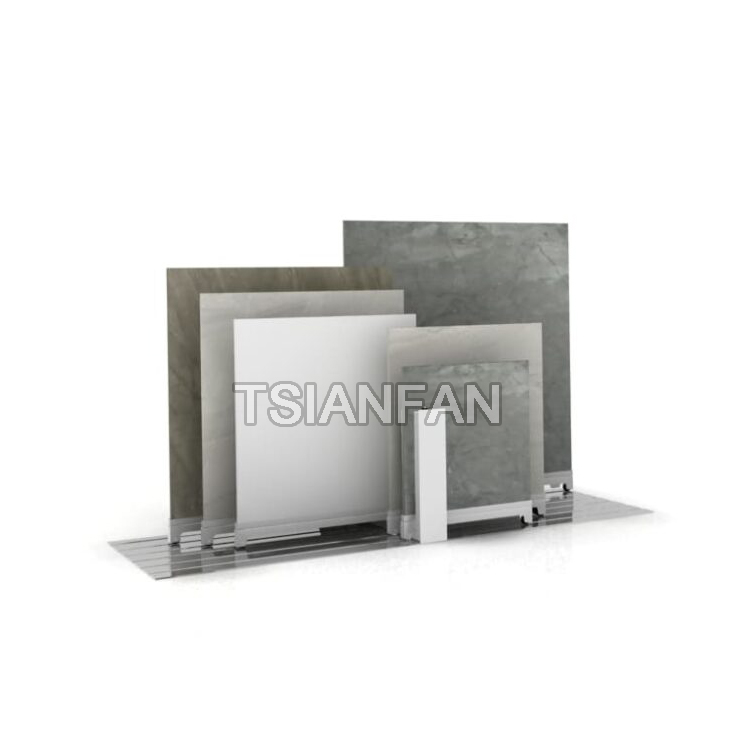 large slab tile rock slab display stand-st016