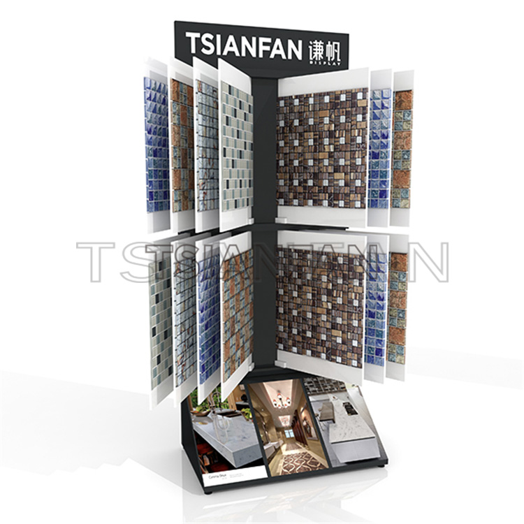 Mosaic tile page-turning display frame floor frame-MF001