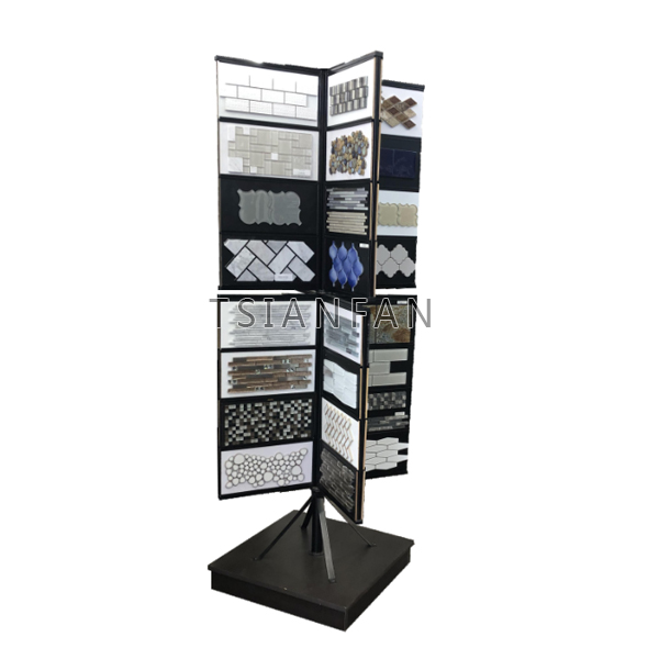 New design showroom Mosaic tile rotating display Display Stand  MZ1004