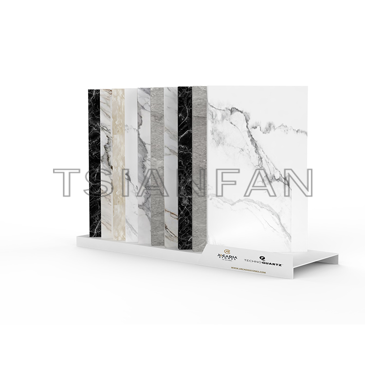 Countertop display stand quartz marble stone sample rack SR820