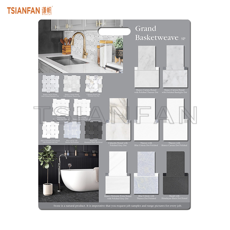 tile stone sample display board PF005-55