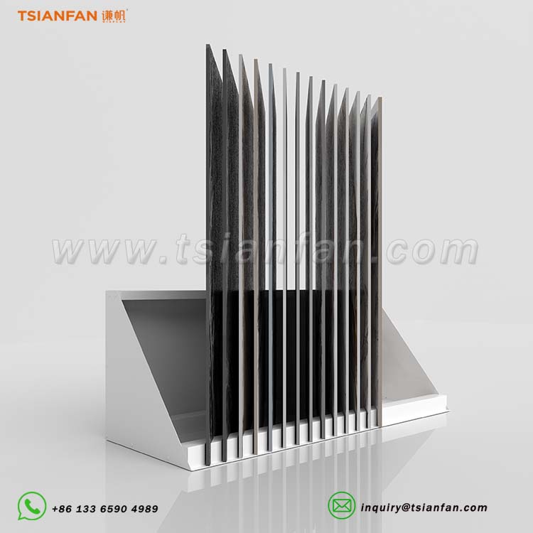 stone product display rack quartz sample display ideas-CE990Z