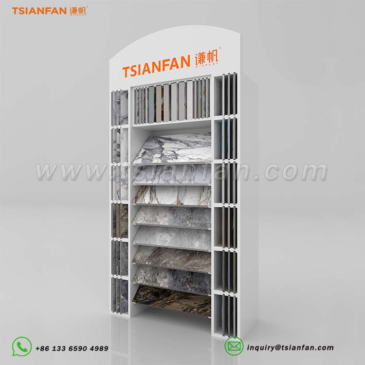 porcelain wall tile display quartz sample display ideas-CH963