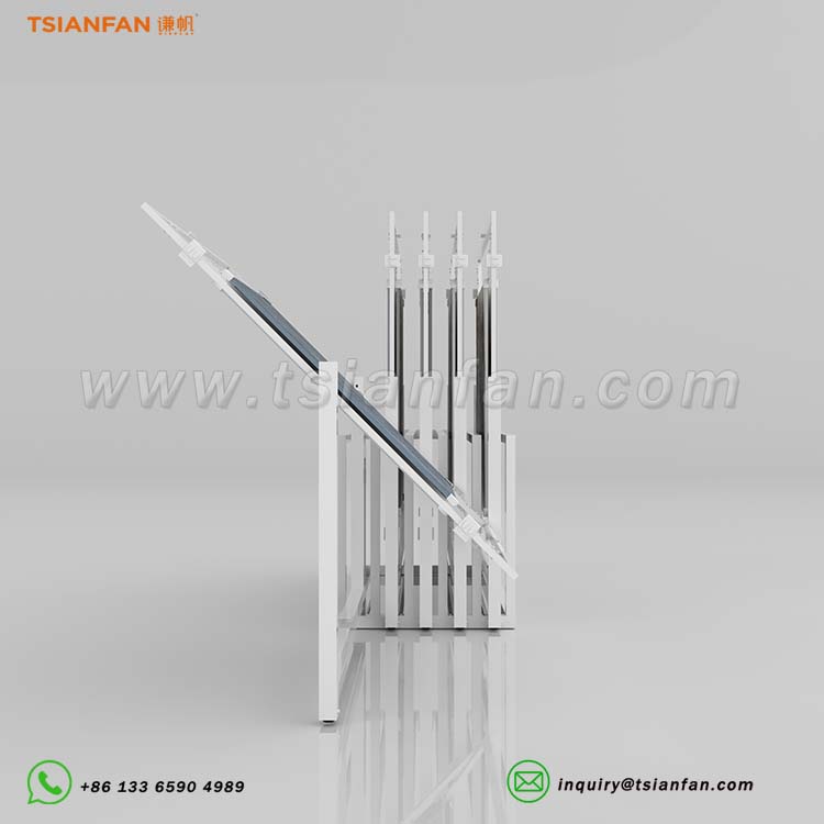 sample tiles sliding displays stone pull out display-CT602
