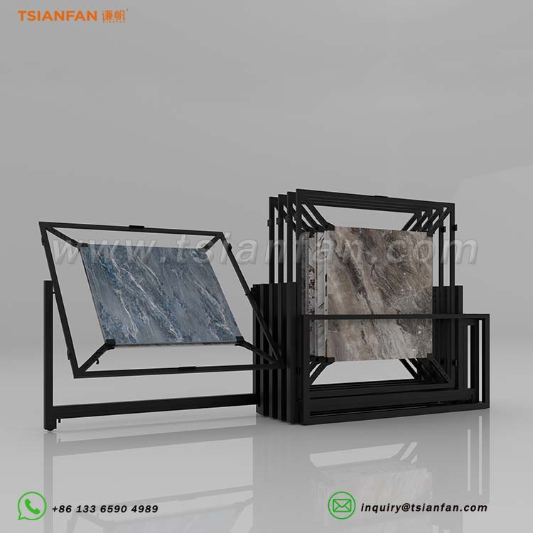 sample tiles sliding displays stone pull out display-CT602