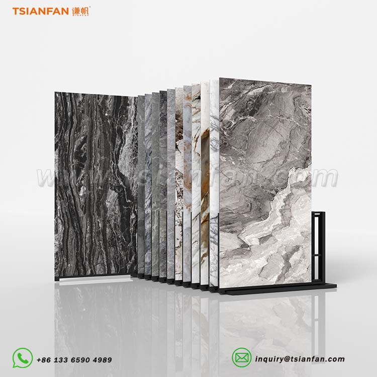 sliding tile display rack tile displays for showrooms-CT602