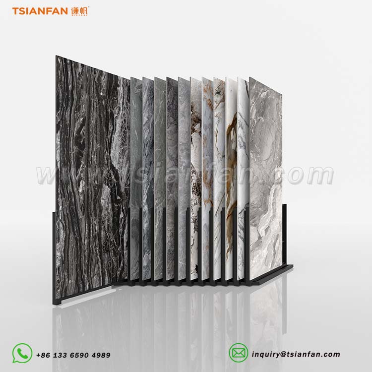 sliding tile display rack tile displays for showrooms-CT602