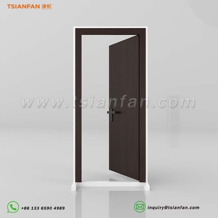 wooden door simple display stand door displays-KK141