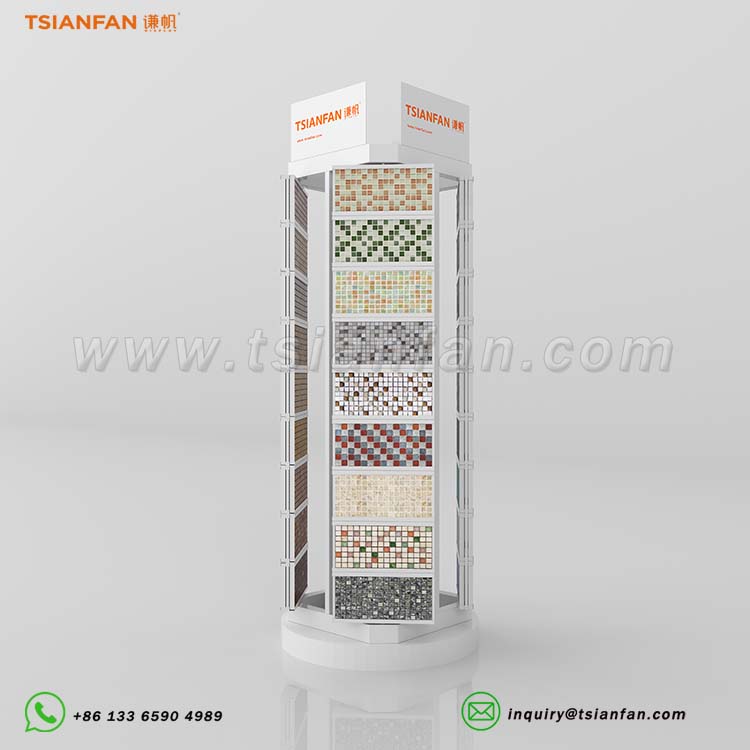 mosaic tiles floor stand mosaic display racks-ML2002