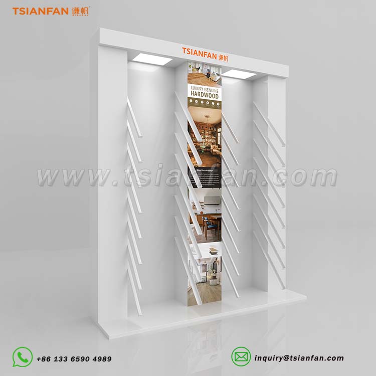 wood flooring display stand wood floor sample display racks-WL037