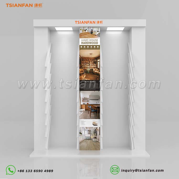 wood flooring display stand wood floor sample display racks-WL037