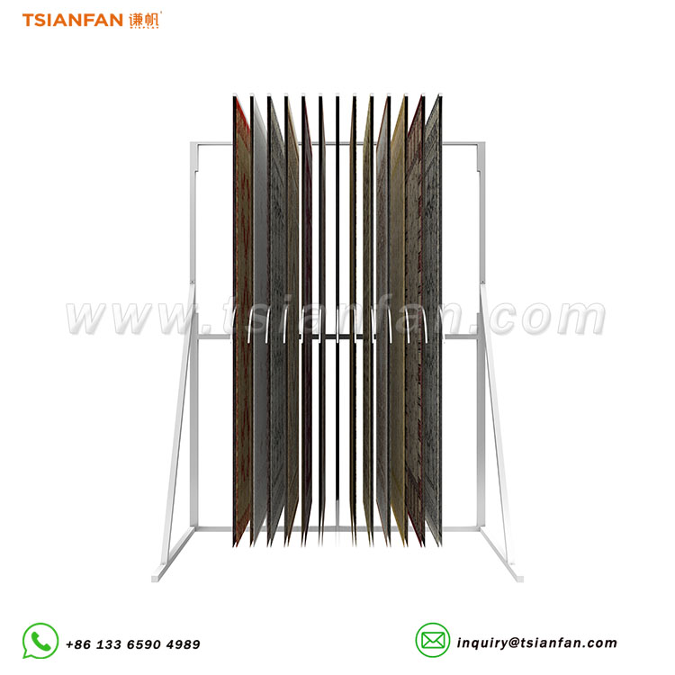carpet flip display stand rug display ideas-DF103