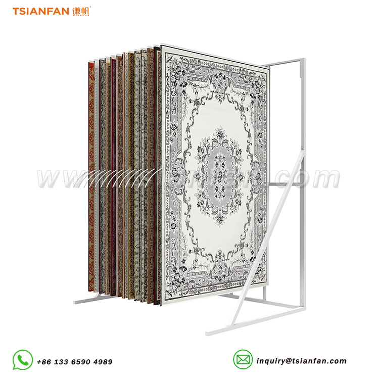 carpet flip display stand rug display ideas-DF103